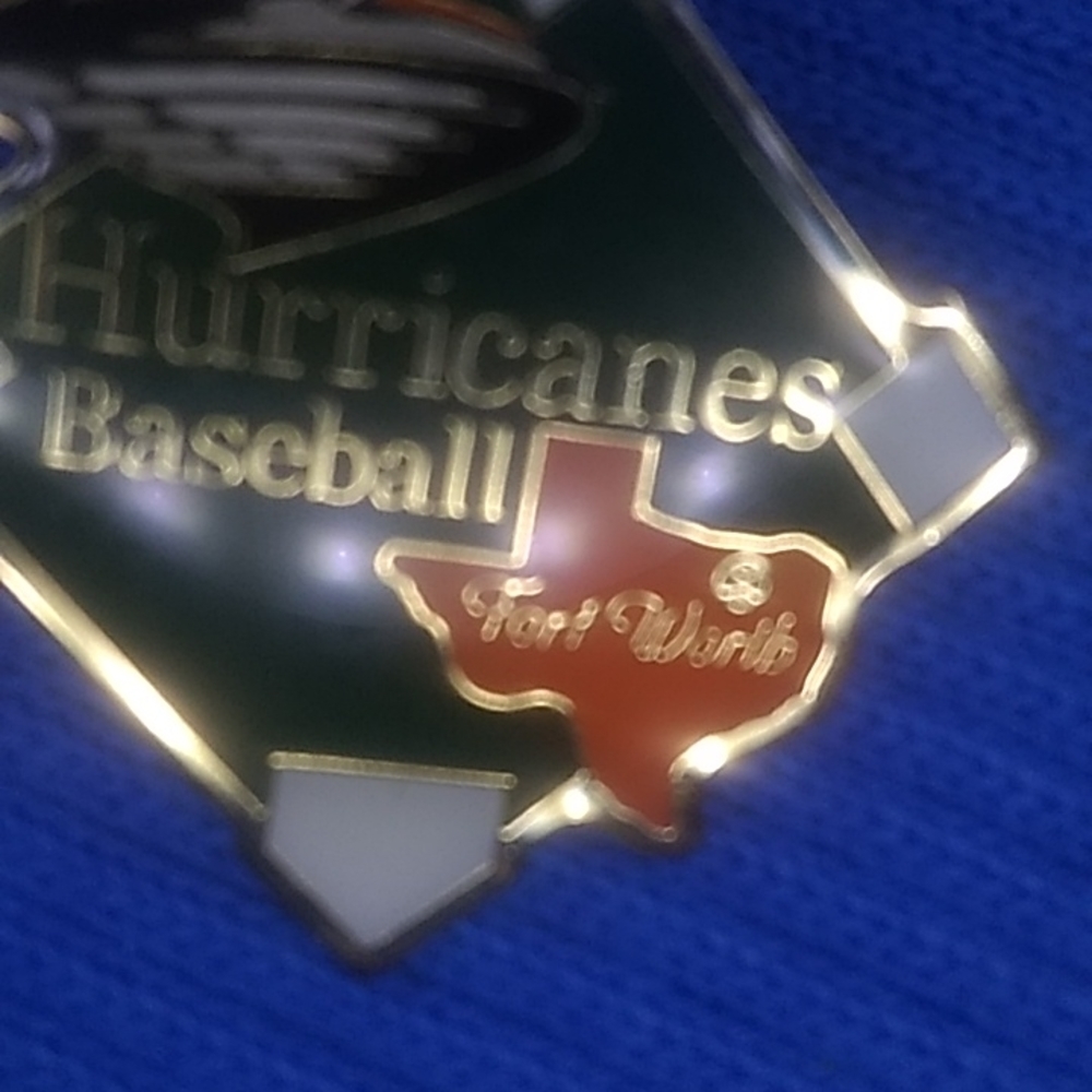 Pinmart Fort Worth (TX) Hurricanes Baseball Diamond-shaped Pin - Picture 2 of 4